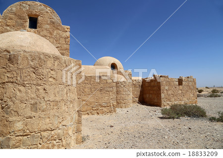 Quseir (Qasr) Amra desert castle near Amman,Jordan Quseir (Qasr) Amra desert castle near Amman,Jordan 18833209
