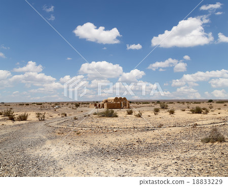 Quseir (Qasr) Amra desert castle near Amman,Jordan 18833229