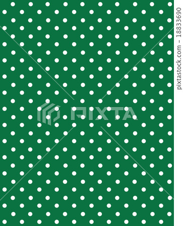 Seamless Dot Pattern. White Dots on Green Seamless Dot Pattern. White Dots on Green 18833690