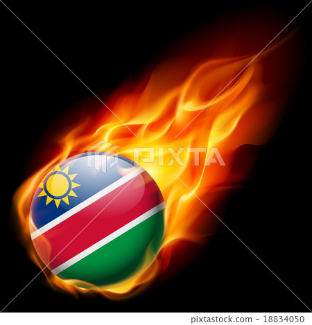 Round glossy icon of Namibia Round glossy icon of Namibia 18834050