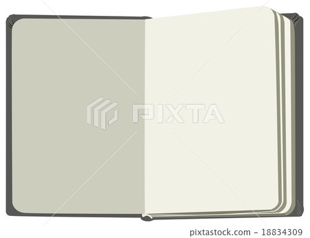 Open book first flyleaf 18834309