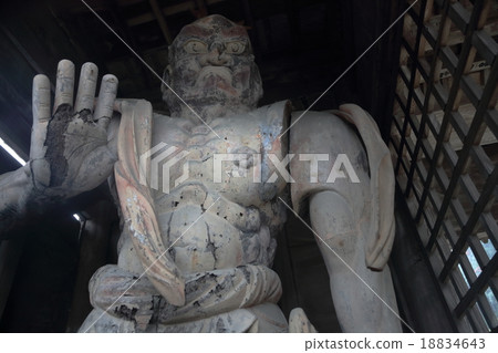 Ninpatsu Shrine Nio statue stone monkey Ninpatsu Shrine Nio statue stone monkey 18834643