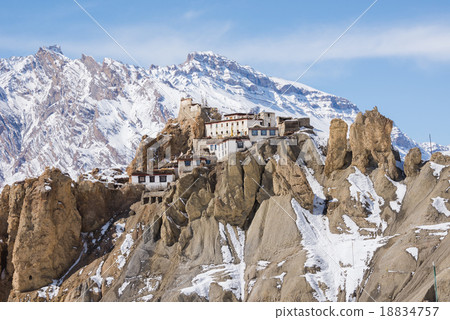 Dhankar village, Spiti Valley, Himachal Pradesh 18834757