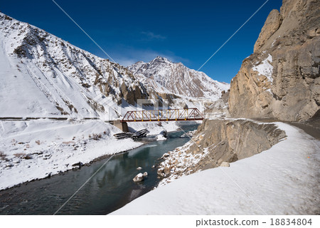 Wintertime in Spiti valley, Himachal Pradesh 18834804