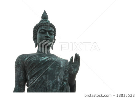 Big Buddha statue on sunset in Thailand 18835528
