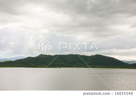 The view of Mae Prachan Dam, Phetchaburi, Thailand The view of Mae Prachan Dam, Phetchaburi, Thailand 18835548