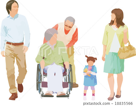 Three generation family 18835566