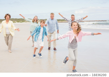 Multi generation family all together Multi generation family all together 18836200