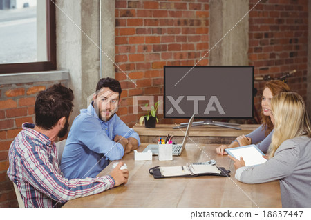 Business people discussing in meeting 18837447