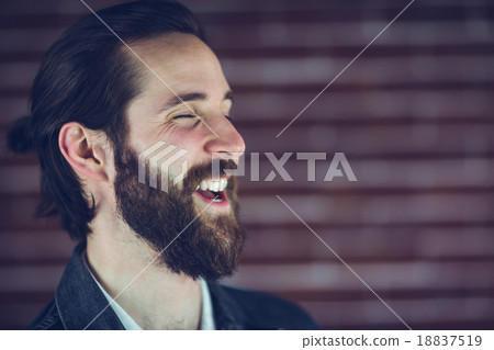 A smiling Cheerful hipster 18837519