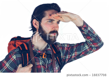 Adventurer looking away Adventurer looking away 18837708