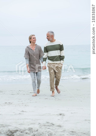 Cute couple walking together 18838867