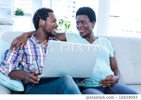 Couple looking at each other 18839093