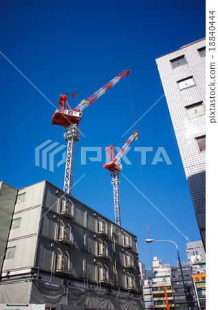 Crane, construction site 18840444