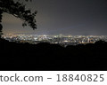 Night view of Kyoto From Long General Menzuka 18840825