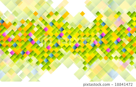 Abstract tech background with colorful squares 18841472