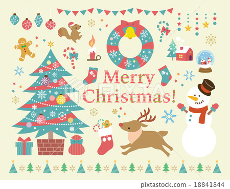 Christmas material illustrations Christmas material illustrations 18841844