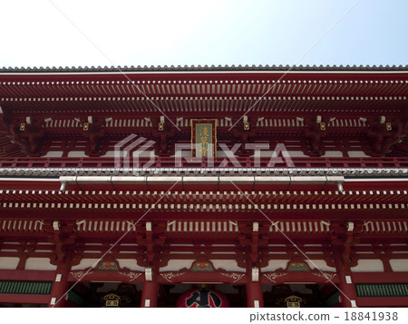Asakusadera的Takaragura門 18841938