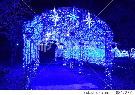 Blue corridor Blue corridor 18842277