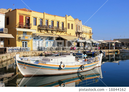 The old harbour,Rethymno, Crete island,Greece. 18844162