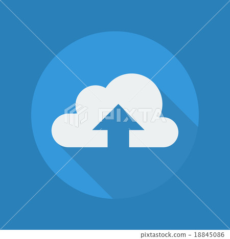 Cloud Computing Flat Icon. Upload Cloud Computing Flat Icon. Upload 18845086