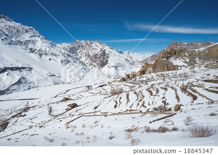 Dhankar village, Spiti Valley, Himachal Pradesh 18845347