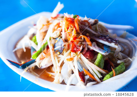 Green papaya salad Green papaya salad 18845628