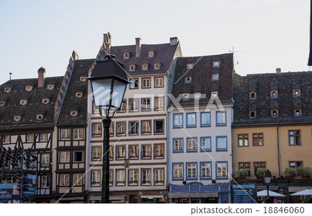 Typical houses in Alsace, France 18846060