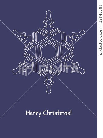 Abstract snowflake on color background.  Abstract snowflake on color background.  18846189