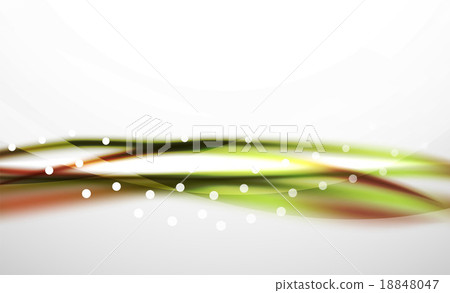 Colorful wave line, abstract background with light 18848047