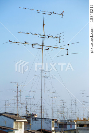 Antennas on the roof Antennas on the roof 18848212