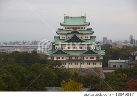 Nagoya castle castle tower castle golden castle Nagoya castle castle tower castle golden castle 18849817
