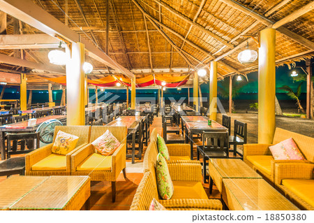 Seaside restaurants the evening 18850380