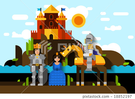 Colorful Knight Poster Colorful Knight Poster 18852197