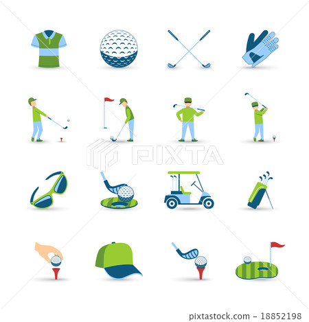 Golf Icons Set 18852198