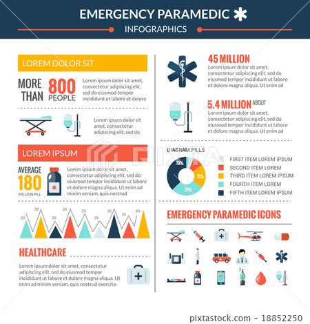 Emergency Paramedic Infographic Set 18852250