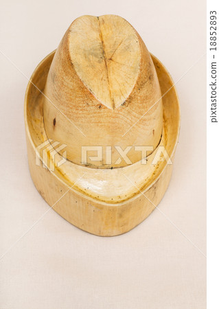 hat-block made for shaping of tyrolean hat 18852893