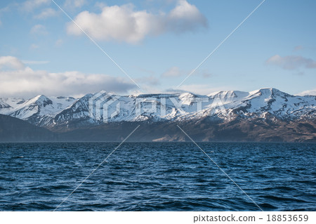 A snow capped mountains at Husavik A snow capped mountains at Husavik 18853659