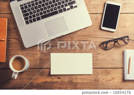 Stock Photo: Office desk composition