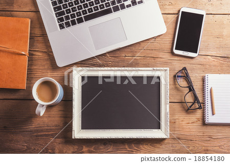 Office desk composition 18854180