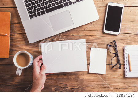 Stock Photo: Office desk composition