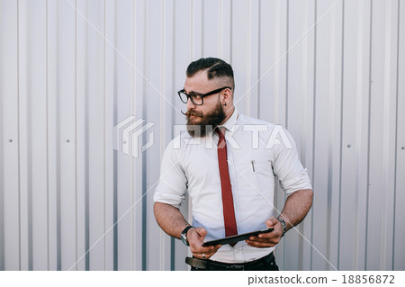 business man outside business man outside 18856872