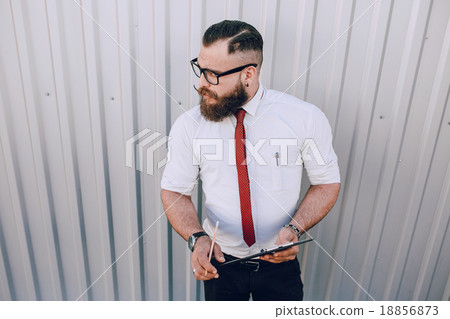 business man outside business man outside 18856873