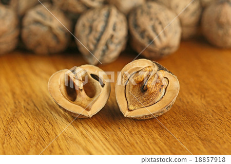 Cracked walnut 18857918