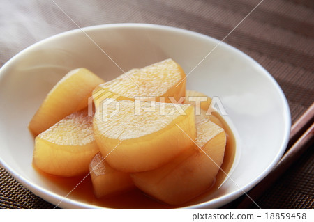 Boiled radish 18859458