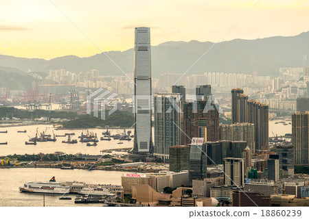 Sunset Cityscape of Hongkong 18860239