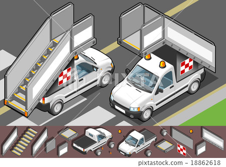 Airport 02 Vehicle Isometric Airport 02 Vehicle Isometric 18862618
