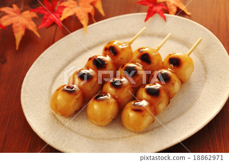 Mitarashi dumpling Mitarashi dumpling 18862971