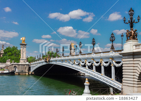 Bridge of Alexandre III in  Paris, France 18863427