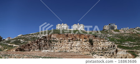 View of the modern houses Amman,Jordan,Middle East 18863686